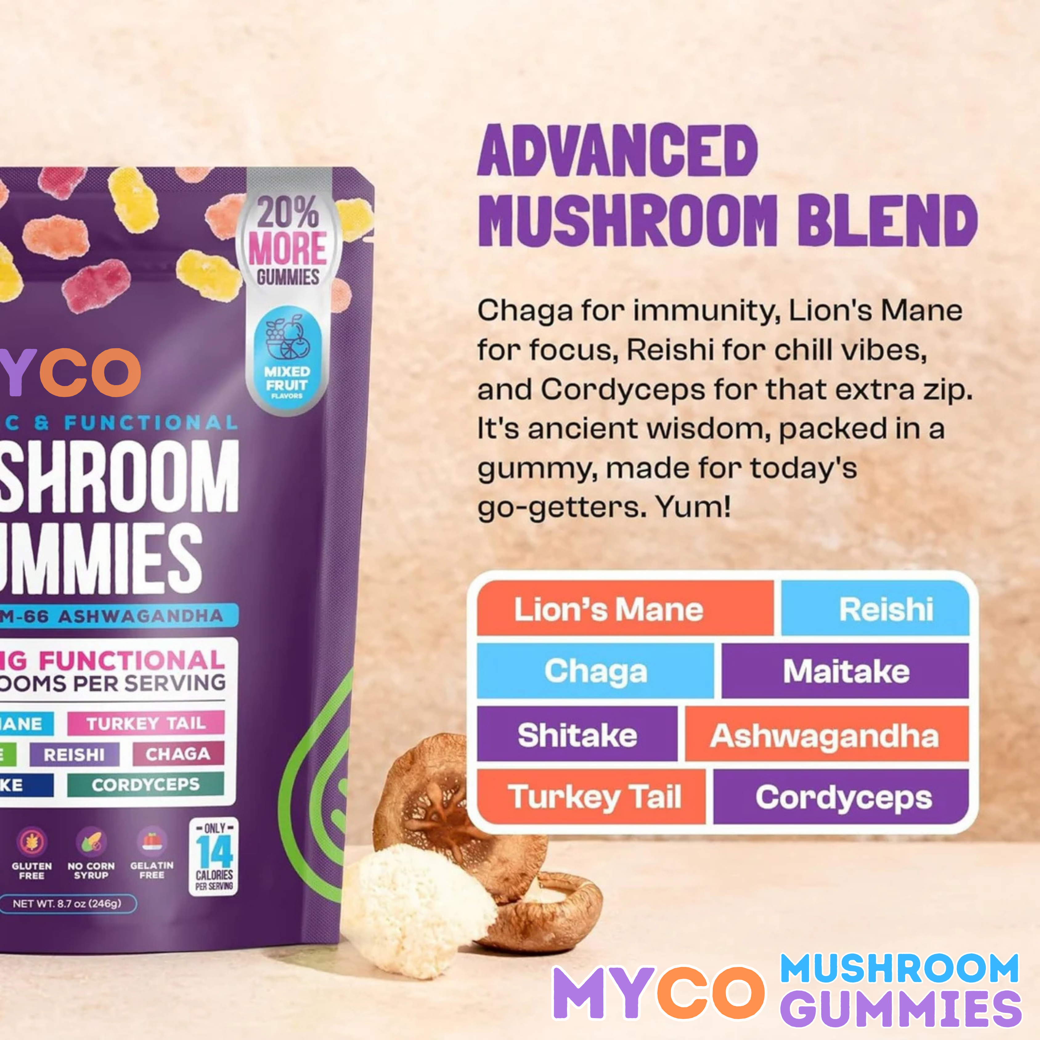 Myco - Mushroom Gummies